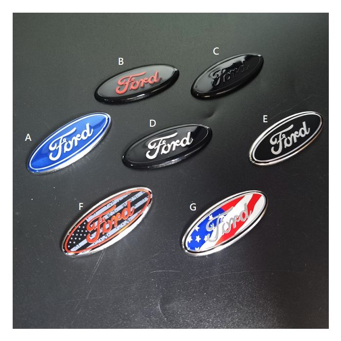 Ford steering wheel emblem replacement 5.8x2.3cm