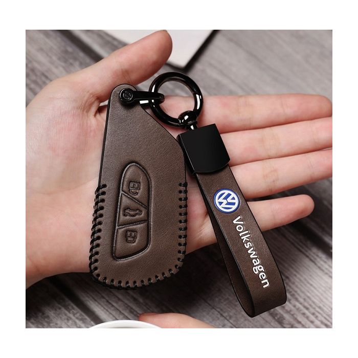 Pipo Store Genuine Leather for Volkswagen car keychain Pipo Store