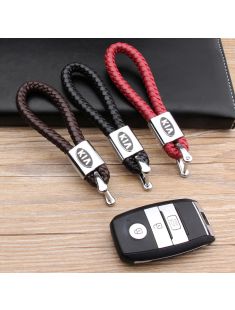 Genuine Leather KIA car keychain