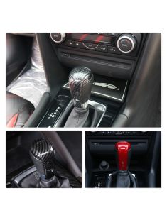 Mazda 3 Mazda 6 CX3 CX5 CX30 Carbon style automatic shift knob decoration